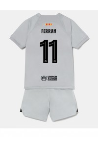 Barcelona Ferran Torres #11 Babyklær Tredje Fotballdrakt til barn 2022-23 Korte ermer (+ Korte bukser)
